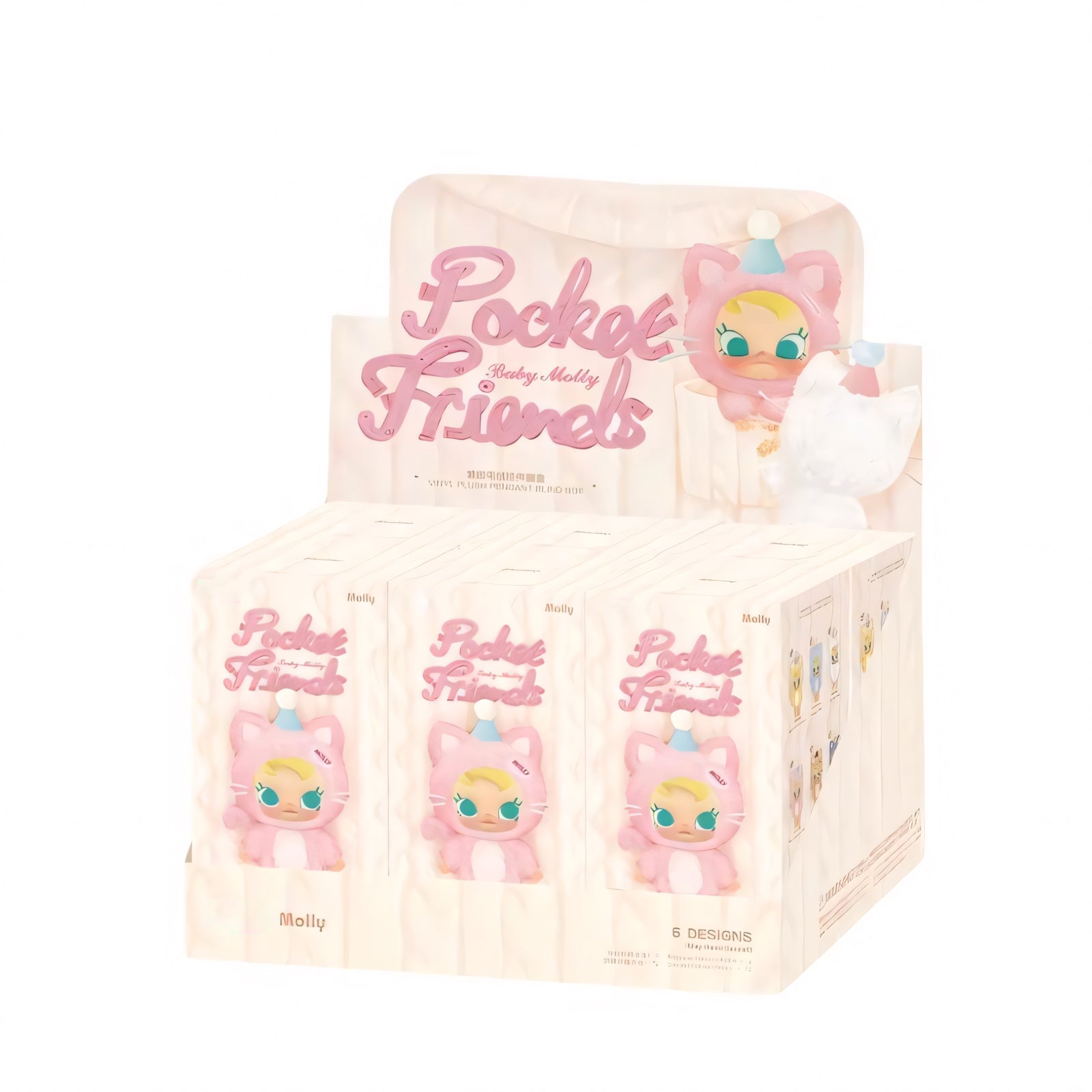 Baby Molly Pocket Friend Series Vinyl Plush Pendant（First In-Store Stock Available – Ships Within 24 Hours）