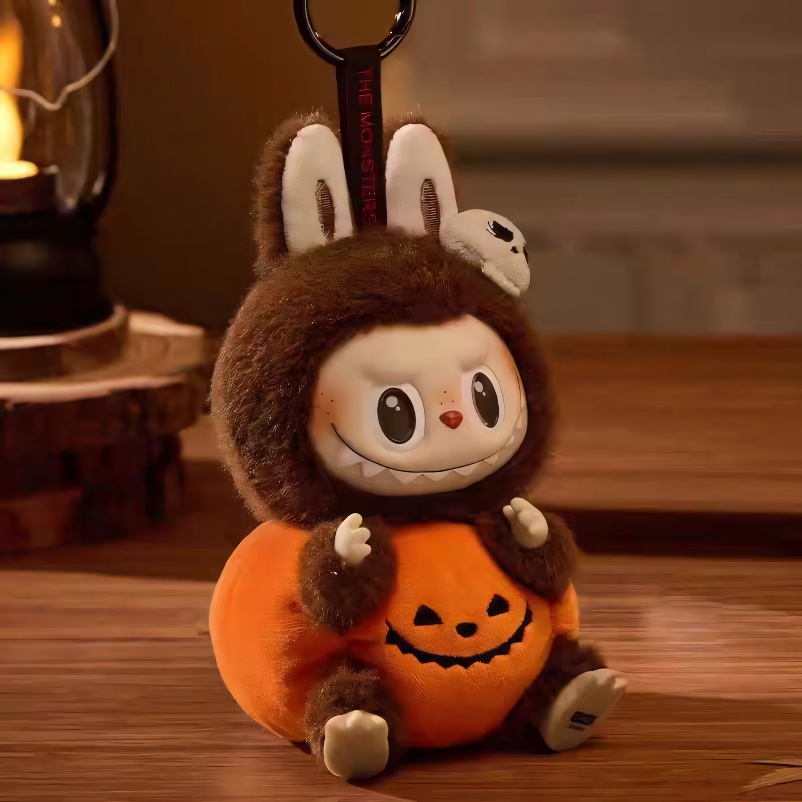 Happy Halloween Party series-sitting pumpkin vinyl plush pendant