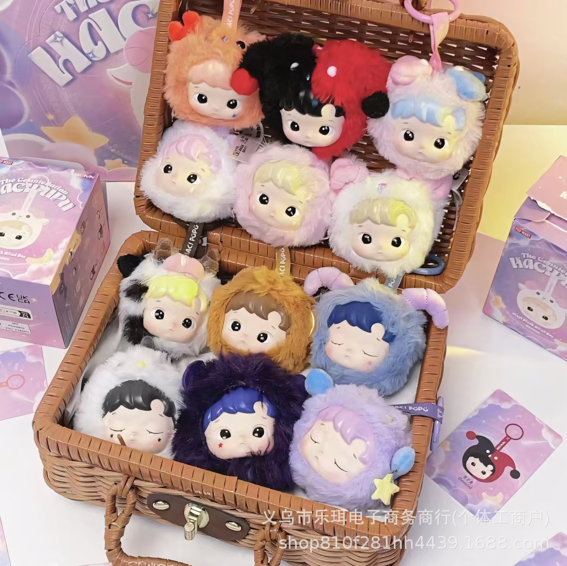 The constellation HACIPUPU vinyl plush blind box