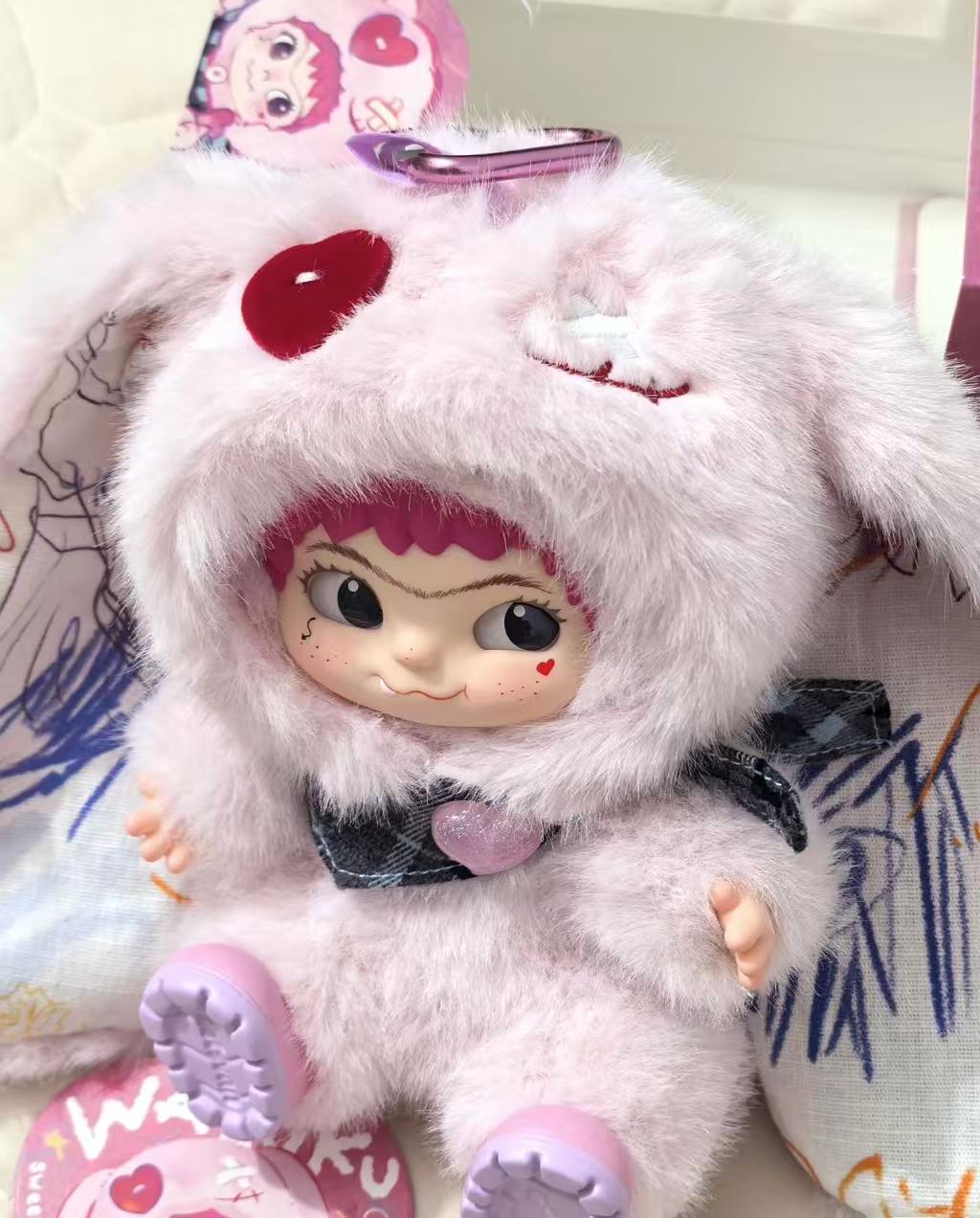 WAKUKU Sweethart Bunny Plush Doll